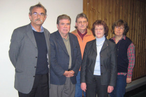 v.l. Peter Ziegelmeier, Gregor Resch+, Peter Allenfort, Hildegard Kaes, Christina Bublitz.